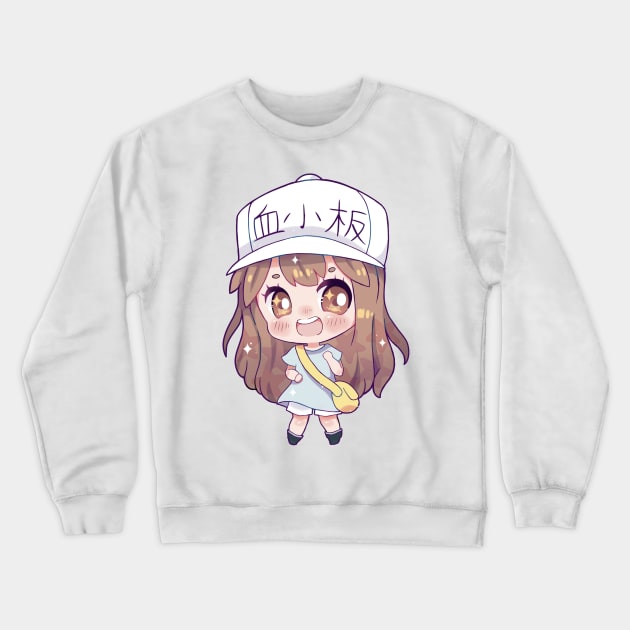 Platelet at work! Crewneck Sweatshirt by Potaaties